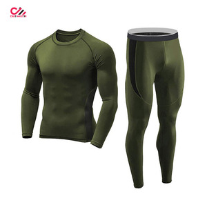 Conjunto de Traje de Compresión Ecológico para Hombre, Ligero y Transpirable, Ropa Deportiva de Manga Larga para Correr y Gimnasio, Pedido al por Mayor - Product Image 4