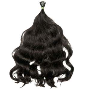 Extensiones de Cabello Humano Natural Negro con Ondas Suaves, Cabello Remy para Trenzas y Tejidos - Product Image 1