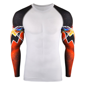 High Demand Rash Guard Athletic <b>Compression</b> <b>Shirt</b> Custom Printing Professional Sportswear Manufacturer - Product Image 5