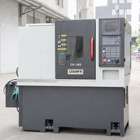 Tour CNC à banc incliné avec broche à axe C A2-5 pour tournage de précision de barres et de profilés de 45 mm LK-160
