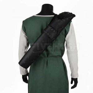 Men Stylish Leather Archery <b>Quiver</b> Strong Durable Build Adjustable Strap Lightweight Outdoor Sports And Training Equipment - Product Image 4