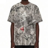 T-shirt en tissu confortable fabriqué au Pakistan, design unique, t-shirt de chasse pour hommes, été, faible MOQ, t-shirt de chasse