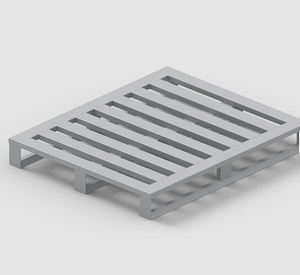 Paleta Multifuncional Reforzada de Aluminio para Montacargas de Una Sola Cara, Resistente, Ecológica, No Plegable, para Almacenes Frigoríficos - Product Image 2