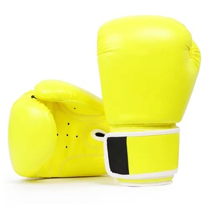 Guantes de Boxeo Negros de Diseño Profesional con Protección Ligera Anti-UV y Cierre Personalizable - Equipo de Entrenamiento de Artes Marciales - Product Image 1