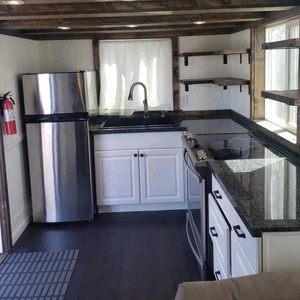 Casa Rodante Expandible, Contenedor de Viaje Móvil, Casa Prefabricada Modular con Ruedas, Cocina, Baño, Espacio de Estar, Dormitorio - Product Image 3