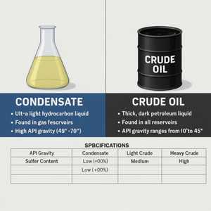 Suministro a granel de condensado, petróleo crudo ligero y materia prima NGL para aplicaciones de refinería petroquímica y procesamiento industrial - Product Image 3