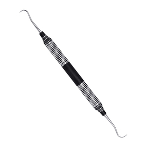 Premium #H6/7 Dental Sickle Scaler | Premium Onyx Collection Black TiN Coated Scraper | Reusable 9.5mm Ultra-Light Hollow Handle - Product Image 4