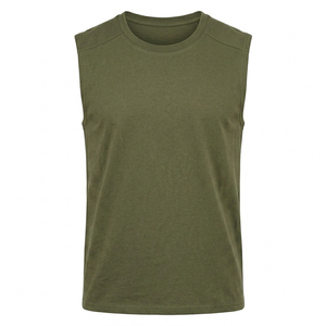 Camiseta Deportiva de Algodón Suave para Correr, Chaleco de Fitness para Entrenamiento de Verano, Ropa Personalizada al por Mayor - Product Image 1
