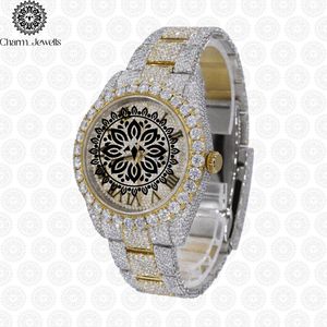 Charm_Jewells Luxury Stainless Steel <b>Watch</b> 38mm Round Dial Sapphire Crystal Quartz Movement Women Fashion Design - Product Image 2