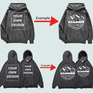 Sudaderas con Capucha Personalizadas con Estampado DIY para Hombre y Mujer, Otoño Invierno, Estilo Casual Clásico, Cómodas, Suaves, Cálidas y Transpirables - Product Image 4