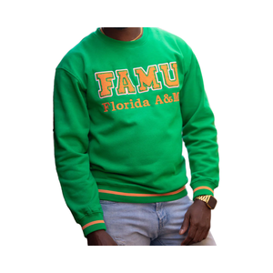 Sudadera con Capucha Unisex Personalizada de la Universidad FAMU Florida A&M, Estilo Vintage de Invierno, Mezcla de Algodón de Primera Calidad para Hombre - Product Image 1