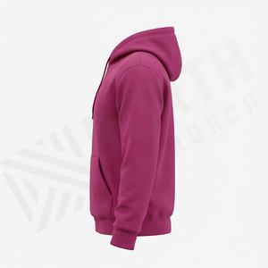Sudaderas con Capucha Premium para Hombre, 100% Algodón, Color Sólido, Logotipo Personalizado Impreso, Diseño Elegante de Invierno, Sudadera de Forro Polar Grueso, OEM ODM - Product Image 3