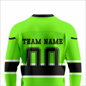 Jersey de Hockey sobre Hielo Personalizado, Uniforme de Equipo Sublimado Premium, Ropa Deportiva al por Mayor OEM ODM, 100% Poliéster Transpirable - Product Image 5
