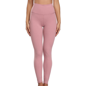 Leggings pour femmes de qualité supérieure, très vendus, antibactériens, séchage rapide, couleur unie, longueur intégrale, légers, impression de logo personnalisée - Product Image 1
