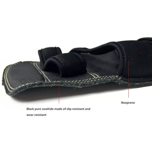 Agarraderas de Gimnasio Reforzadas con Cuero de Alta Durabilidad, Correa Ajustable, Ajuste Cómodo para Dominadas y Ejercicios con Barra - Product Image 5