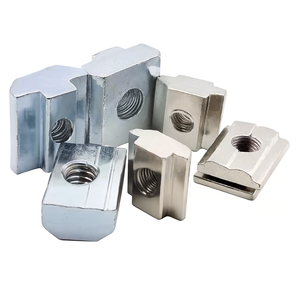 จำหน่ายตรงจากโรงงาน น็อตตัวทีอะลูมิเนียมแบบกำหนดขนาดได้ 20/30/40 น็อตสไลเดอร์ น็อตแบบเม็ดเหล็ก น็อตแบบลูกเหล็กยืดหยุ่น - Product Image 4