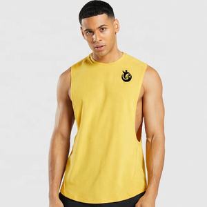 Débardeur de gymnastique respirant de haute qualité pour hommes débardeur d'exercice décontracté avec tissage tricoté ventes directes d'usine - Product Image 1