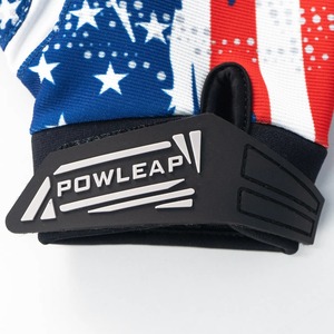 POWLEAP American Flag Sports Gloves Non-Slip Polyurethane Unisex <b>Hook</b> And Loop Closure - Product Image 5