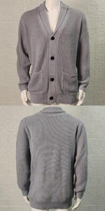PASUXI Nouvelle Arrivée Manteau d'hiver long réversible en laine pour homme, col double, écologique, chaud, style parka/trench - Product Image 6