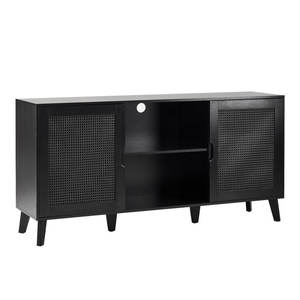 Buffet d'armoire d'appoint en rotin à 2 portes de 31.5 \ "de haut - Product Image 1