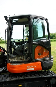 Miniexcavadora KX057-4 de 1.2 Toneladas con Cucharón de Excavación de 0.12m³ de Capacidad, Modelo Hidráulico - Product Image 5