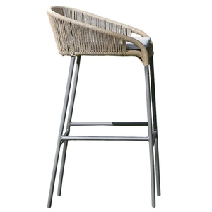 Muebles de aluminio y ratán combinados para proyecto de cafetería y hotel fabricados en Indonesia - Product Image 1
