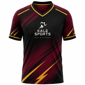 Maillot de football à manches courtes, coupe classique, respirant, haute qualité, 100% polyester, séchage rapide, design personnalisé OEM/ODM. - Product Image 6