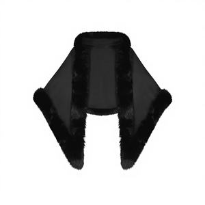 Capes en fourrure de luxe pour femmes 2026 – Manteaux d'hiver élégants en laine, respirants, écologiques, stylés et chauds – 100 % haute qualité, faible MOQ - Product Image 4
