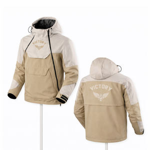 Chaqueta Cortavientos con Capucha para Hombre, Personalizada al por Mayor, Modelo 2026, Anorak, Impermeable, Resistente al Viento, para Senderismo, Camping y Uso Diario - Product Image 1