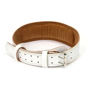 <b>Brown</b> and Black Leather Waist Support Belt Unisex Adult Compression Back Brace for Pain Relief and Posture Correction - Product Image 3
