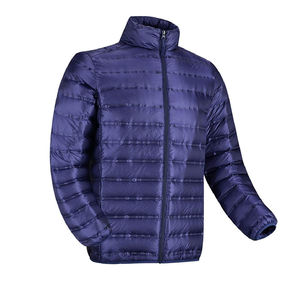 Vestes matelassées pour hommes à col montant, nouveau style, prix de gros, rembourrage en polyester, manteaux d'extérieur chauds pour hommes - Product Image 1