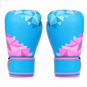 Guantes de Boxeo Profesionales con Logotipo Personalizado, Cómodos, de 16oz, para Entrenamiento de Combate, de Cuero, con Absorción de Humedad, con Cordones, Veekend Bazar - Product Image 4