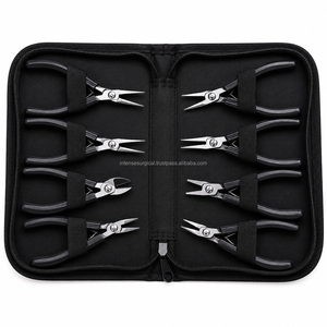 Lindstrom Custom Logo Stainless Steel Jewelry Making Pliers Set Precision <b>Wire</b> Cutting Bending Beading Hand Tools Black - Product Image 6
