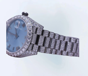 Reloj de Plata Elegante para Caballeros con Brazalete Decorado y Esfera Tradicional para Ocasiones Especiales - Product Image 5