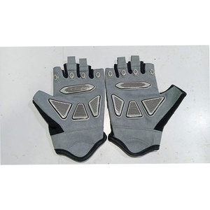 Gants de musculation respirants et légers en polyester à demi-doigts avec lacets pour le cyclisme et les sports de plein air - Product Image 4