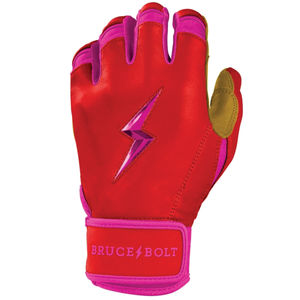 Gants de frappe de baseball en cuir de qualité supérieure, personnalisables, couleurs et tailles sur mesure, fermeture antidérapante à boucle auto-agrippante, main droite/gauche - Product Image 4
