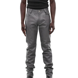 <b>Men</b> Classic Polyester Pants Quick Dry Breathable Soft Durable Straight Leg <b>Trousers</b> Comfortable Regular Fit Casual Fashion - Product Image 1