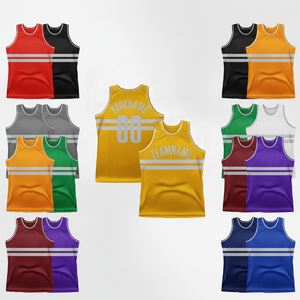 Camiseta Deportiva Personalizada al por Mayor para Hombre, 180g, 100% Poliéster, Talla Grande, Transpirable, de Malla, para Baloncesto - Product Image 5