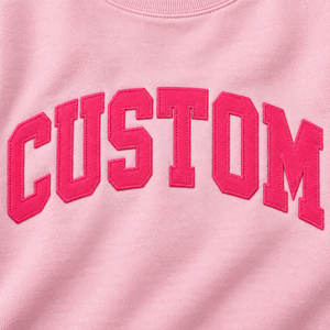Custom OEM Reversible Women's Sweatshirt Pullover <b>Top</b> High Quality Applique Patch Embroidered <b>Mock</b> <b>Neck</b> Sweatshirt Oversized - Product Image 3