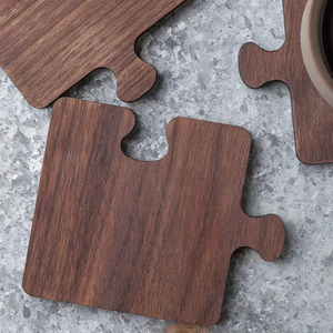 Best Design <b>Puzzle</b> Coaster Mango Wood Jigsaw <b>Puzzle</b> Coaster High Quality For Table Tea Cup Coaster with Wholesale Price - Product Image 6