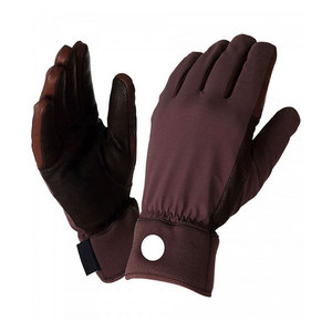 Guantes de Equitación de Lujo, Cuero de Gamuza, Costuras Refinadas, Puño Ajustable, Equipo de Equitación Premium - Product Image 3
