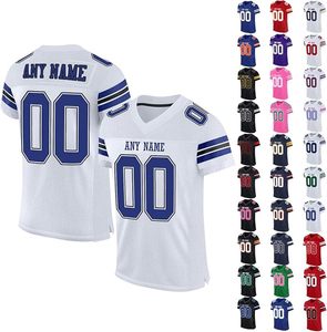 Maillots de football américain personnalisés en gros - Manches courtes, respirants, en Spandex/Coton, antibactériens, unisexes, été - Product Image 1
