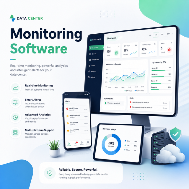 Professional Infrastructure Protection Real-Time Environmental Monitoring | Data Center Monitoring Software – OEM Available