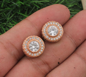 Pendientes de Plata de Ley 925 con Circonitas Cúbicas de Alta Calidad, Elegantes, Brillantes, Minimalistas, Joyería Fina para Mujer, Venta al Por Mayor - Product Image 5