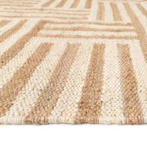 Tapis en jute naturel de haute qualité, tissé à la main, écologique, pour salon, chambre, salle à manger, hôtel - Product Image 1