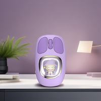 Mini souris de jeu sans fil Souris optique rétroéclairée LED Programmable avec trois modes Bureau Batterie Boîte de couleur Usb 1600