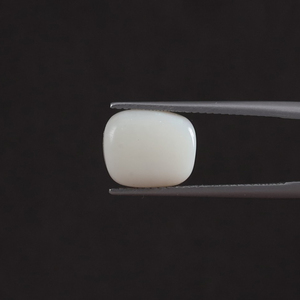Opale naturelle de bonne qualité certifiée IGI, pierre précieuse blanche en vrac, 3,34 carats, taille coussin 11x9,5 mm, polie, légèrement cirée/huileée, pour bijoux - Product Image 3