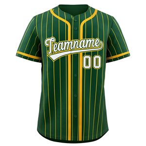 Maillot de baseball OEM personnalisé en coton et polyester de haute qualité, coupe ajustée, avec logo personnalisé pour équipe - Product Image 6