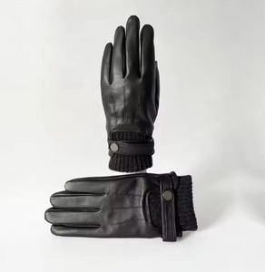 ASTURBAN WEAR Men's High Quality Leather <b>Touchscreen</b> <b>Gloves</b> Breathable Eco-Friendly Wrist-length for Casual Winter Wear-Factory - Product Image 1