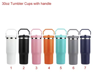 Vaso Térmico de Acero Inoxidable de 30 Oz con Logotipo Personalizado, Asa y Pajita Abatible, Color Personalizado, Estilo Americano, Regalo para el Regreso a Clases - Product Image 2
